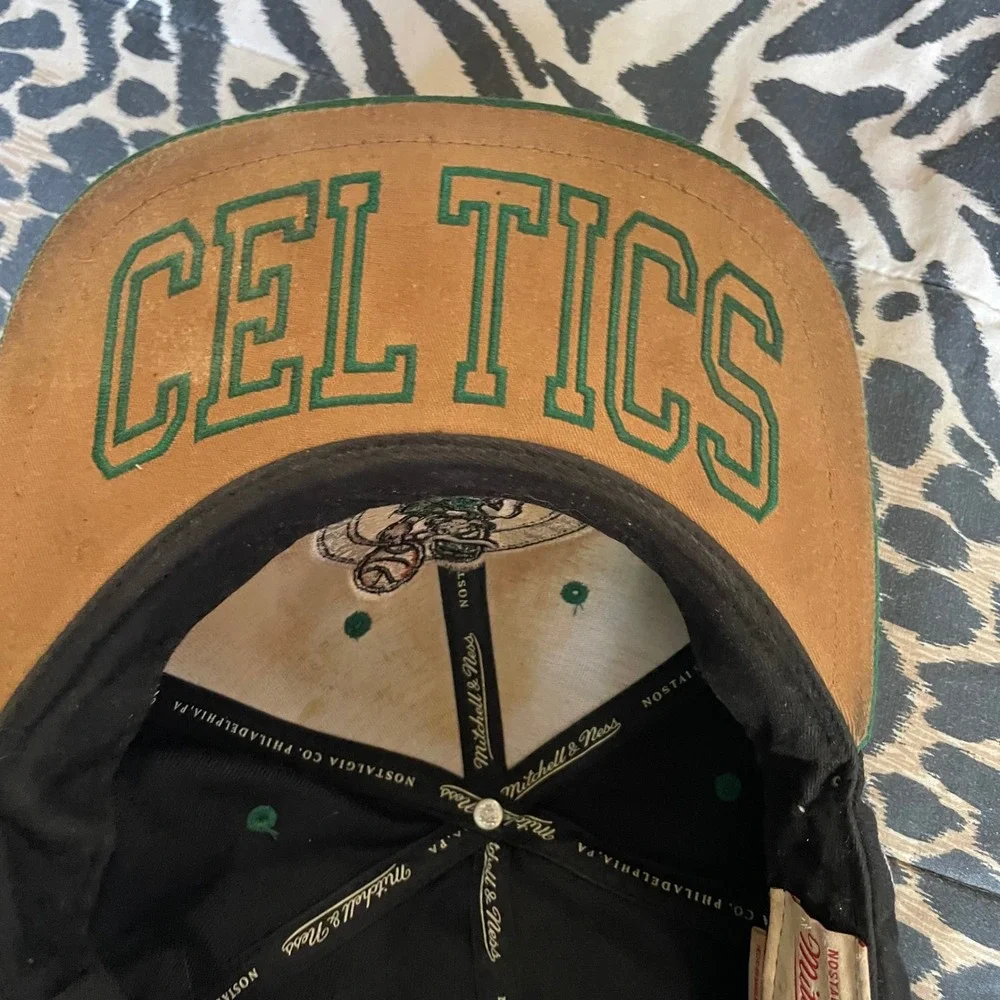 Boston Celtics‎ Mitchell & Ness NBA Adjustable Snapback Hat Cap Leprechaun